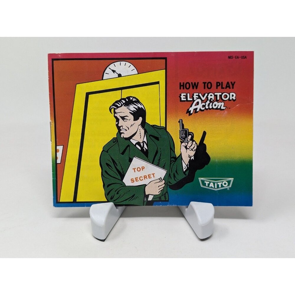 Elevator Action (Nintendo NES, 1991) Video Game Manual VTG